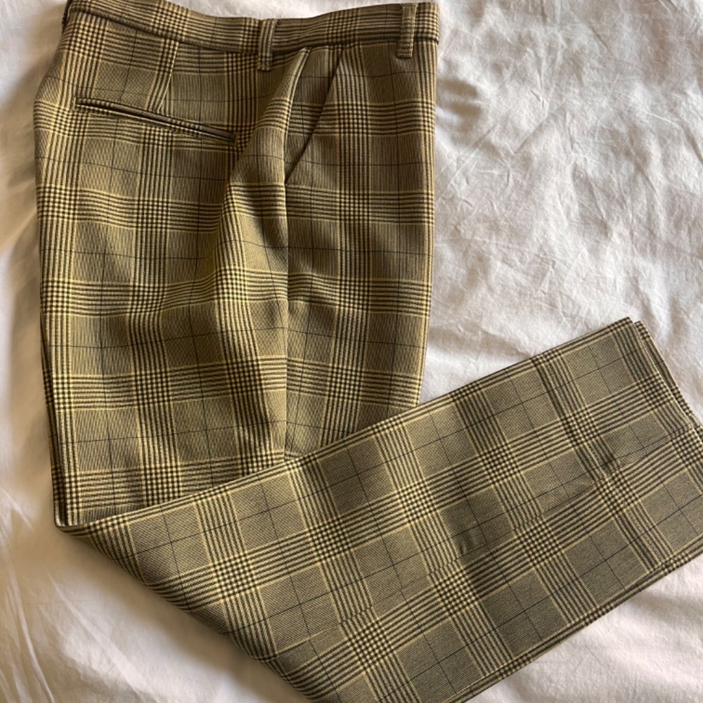 Ganni check pants vintage size 6 plaid - Picture 3 of 5
